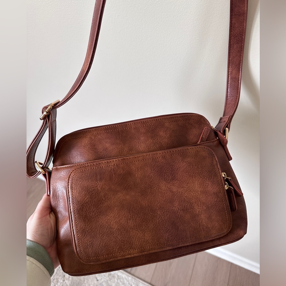 Brown Crossbody Shoulder Bag